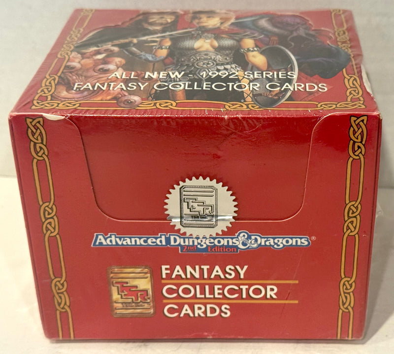 1992 Advanced Dungeons & Dragons 2nd Edition Fantasy Trading Card Box TSR - TvMovieCards.com