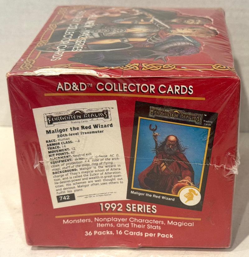 1992 Advanced Dungeons & Dragons 2nd Edition Fantasy Trading Card Box TSR - TvMovieCards.com