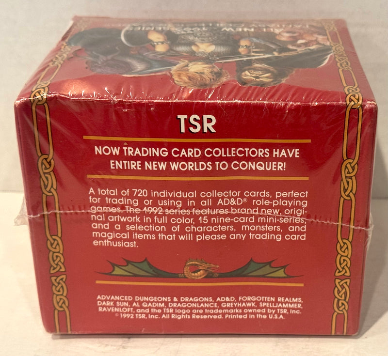 1992 Advanced Dungeons & Dragons 2nd Edition Fantasy Trading Card Box TSR - TvMovieCards.com