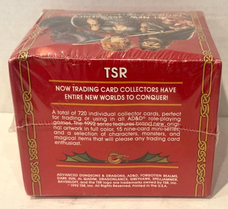 1992 Advanced Dungeons & Dragons 2nd Edition Fantasy Trading Card Box TSR