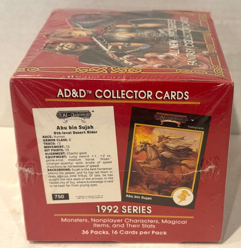 1992 Advanced Dungeons & Dragons 2nd Edition Fantasy Trading Card Box TSR - TvMovieCards.com