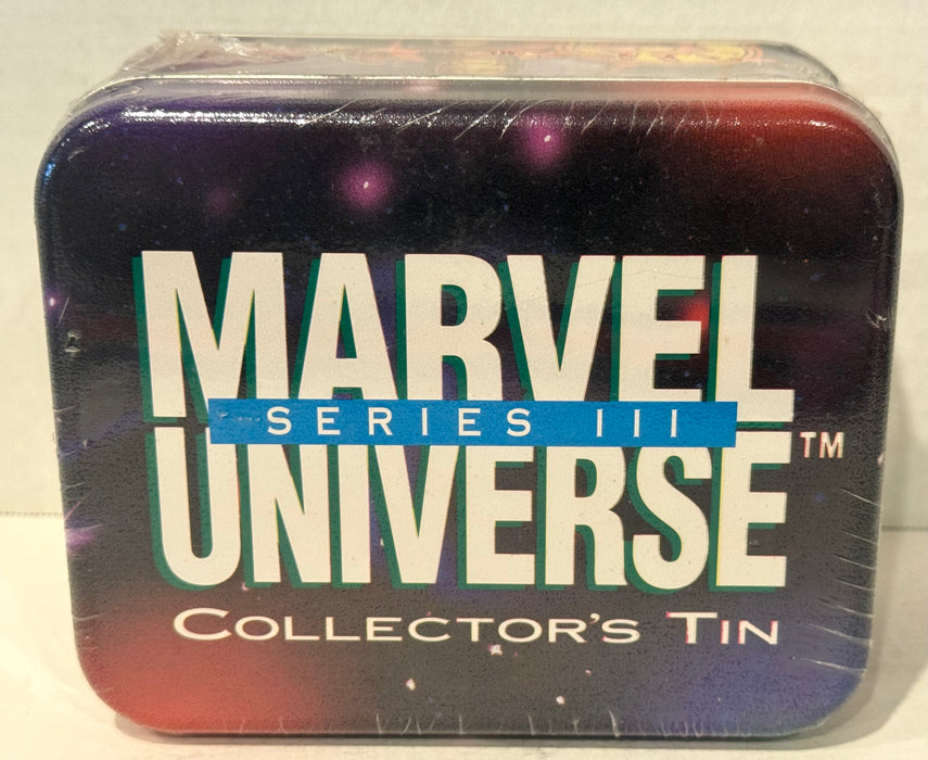 Marvel Universe Series III 3 Collector Card Tin Set 200 Base & 5 Hologram Cards