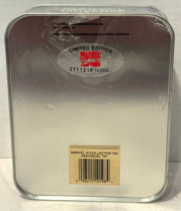 Marvel Universe Series III 3 Collector Card Tin Set 200 Base & 5 Hologram Cards