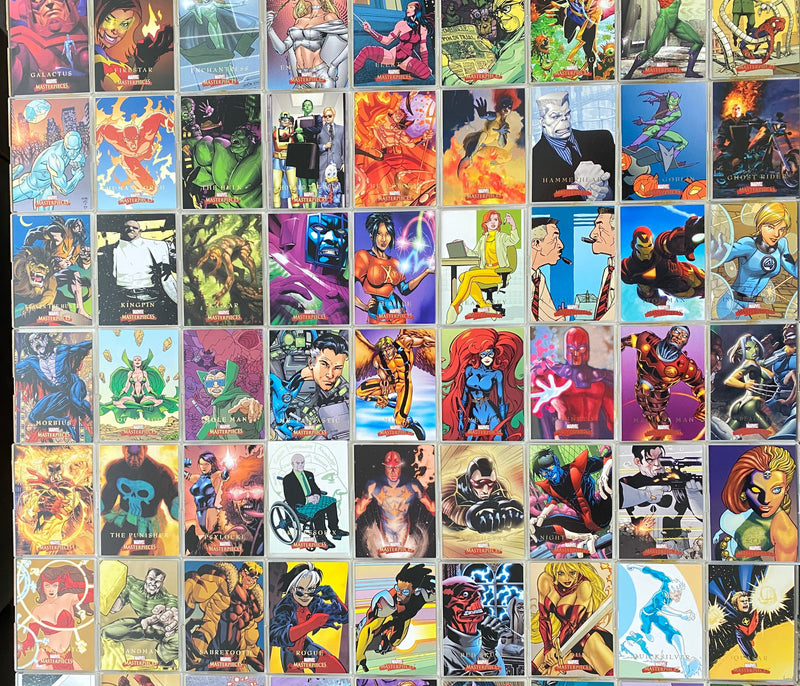 Marvel Masterpieces Series 2 Base Card Set Upper Deck 2008 90 Cards   - TvMovieCards.com