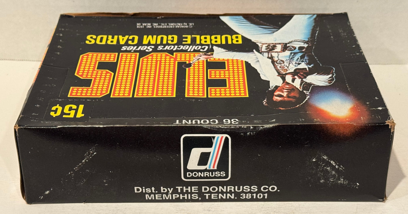 Elvis Bubble Gum Cards Boxcar Enterprises Vintage Card Box 1978 Full 36CT