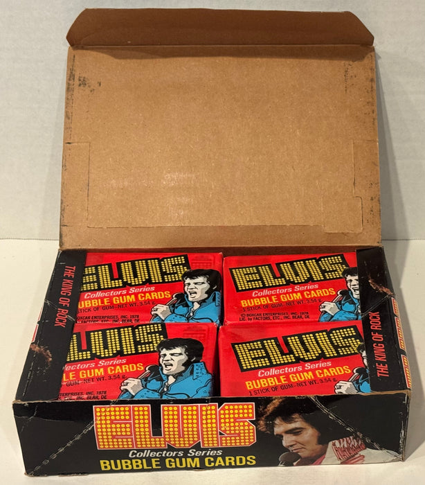 Elvis Bubble Gum Cards Boxcar Enterprises Vintage Card Box 1978 Full 36CT