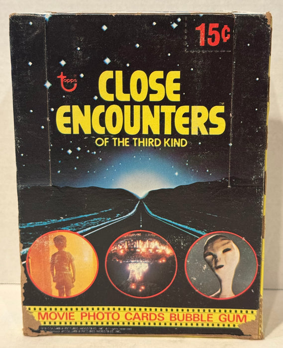 1978 Close Encounters Third Kind Wax Vintage Trading Card Box 36 Packs Topps
