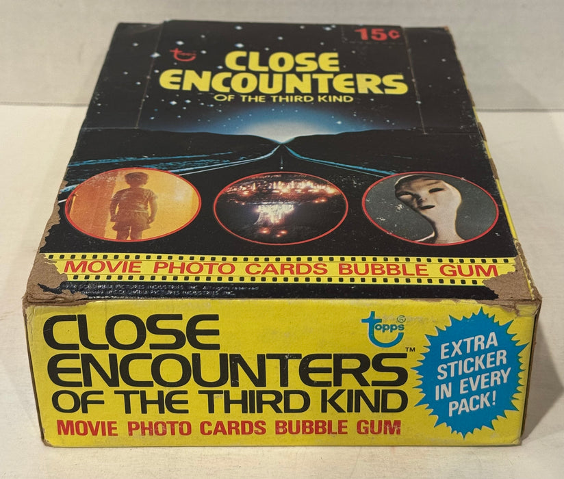 1978 Close Encounters Third Kind Wax Vintage Trading Card Box 36 Packs Topps