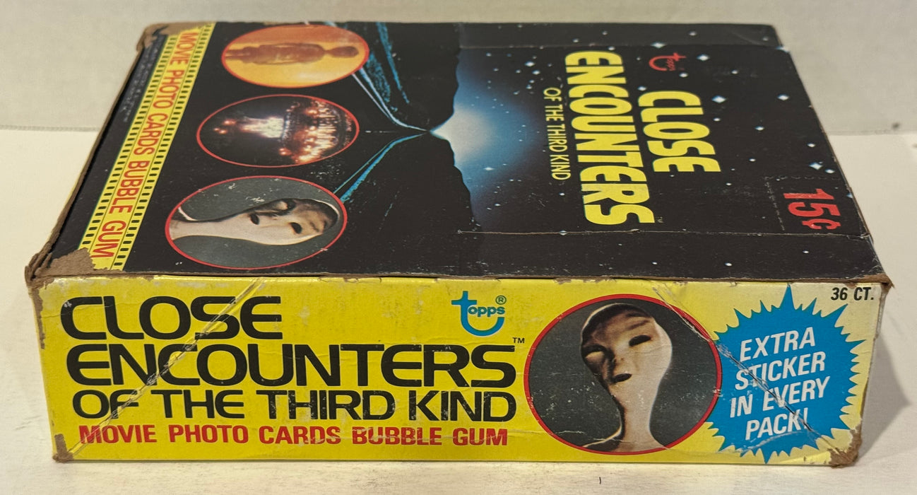 1978 Close Encounters Third Kind Wax Vintage Trading Card Box 36 Packs Topps