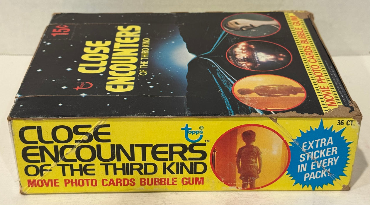 1978 Close Encounters Third Kind Wax Vintage Trading Card Box 36 Packs Topps