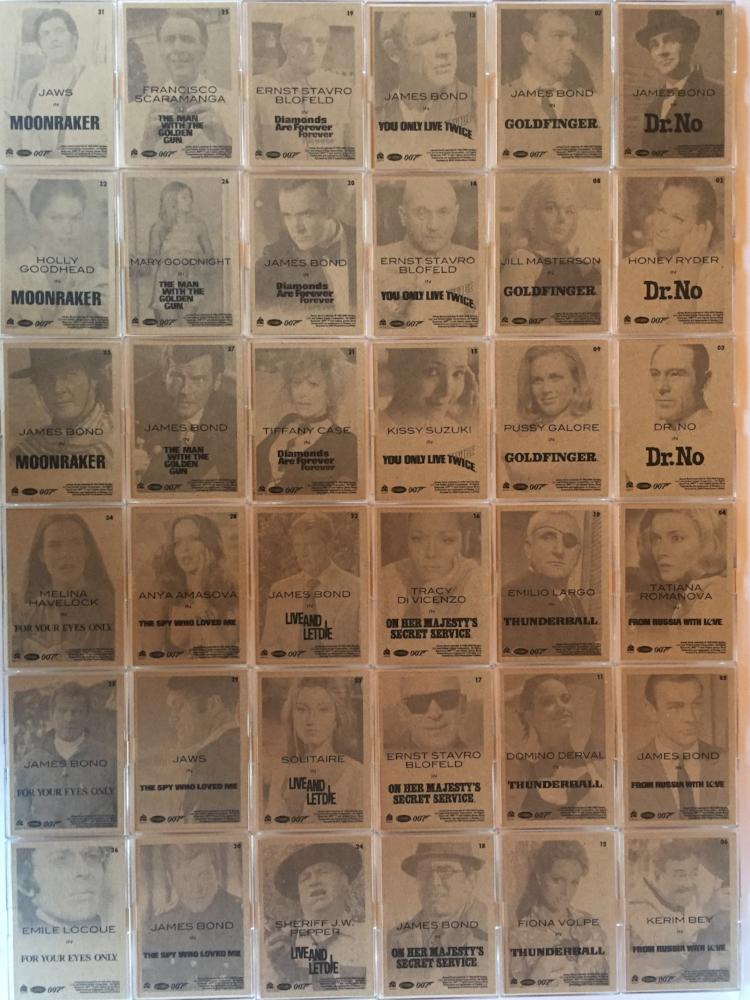James Bond 2009 Archives Base Card Set 66 Cards   - TvMovieCards.com