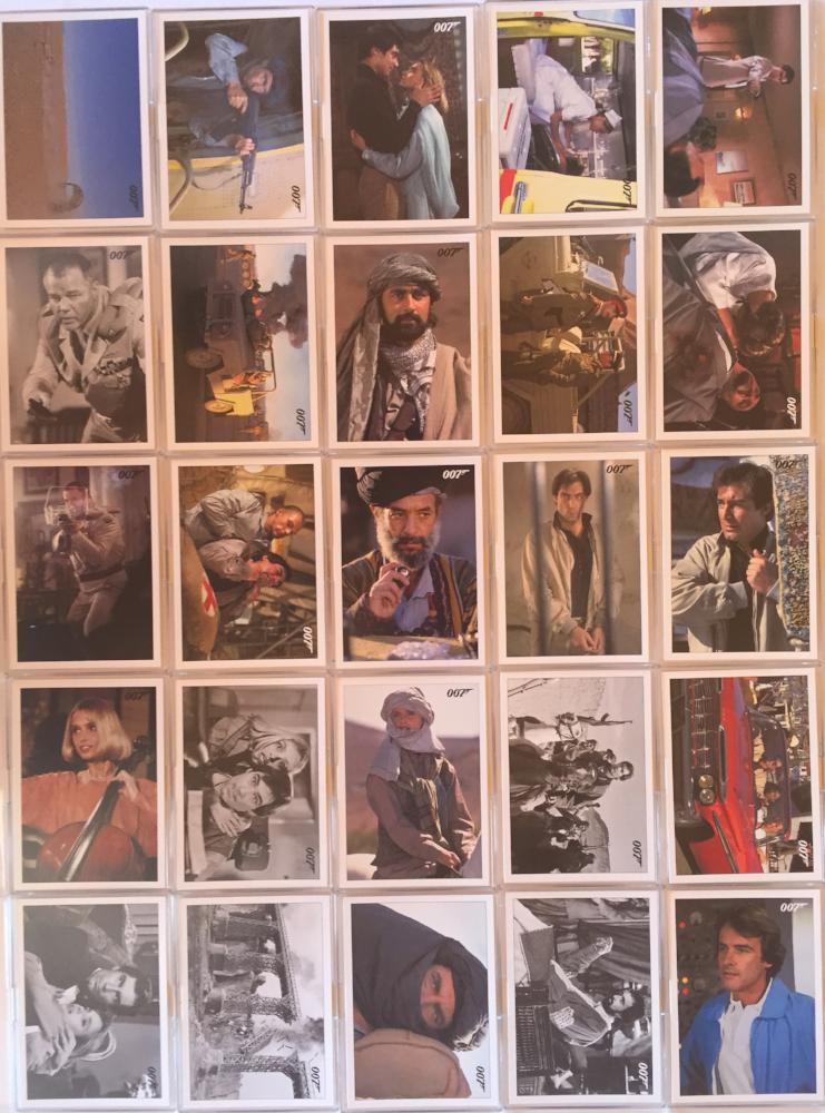 James Bond Archives Spectre The Living Daylights Throwback Card Set 55 Cards   - TvMovieCards.com