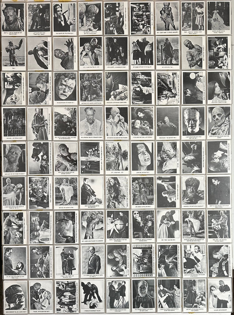 Vintage 1973 Topps Creature Features You'll Die Laughing 128 Card Set Monster Ca - TvMovieCards.com