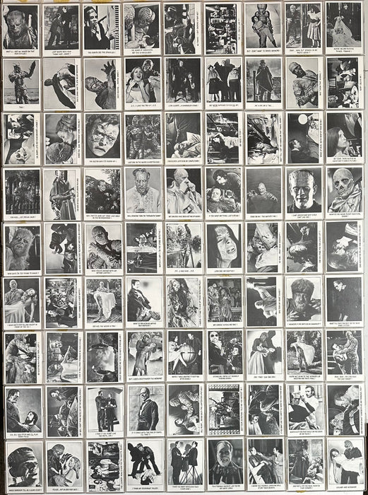 Vintage 1973 Topps Creature Features You'll Die Laughing 128 Card Set Monster Cards - TvMovieCards.com
