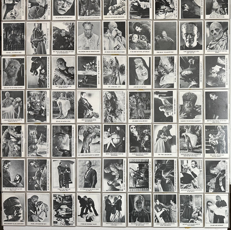 Vintage 1973 Topps Creature Features You'll Die Laughing 128 Card Set Monster Ca - TvMovieCards.com