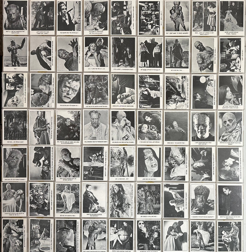 Vintage 1973 Topps Creature Features You'll Die Laughing 128 Card Set Monster Ca - TvMovieCards.com