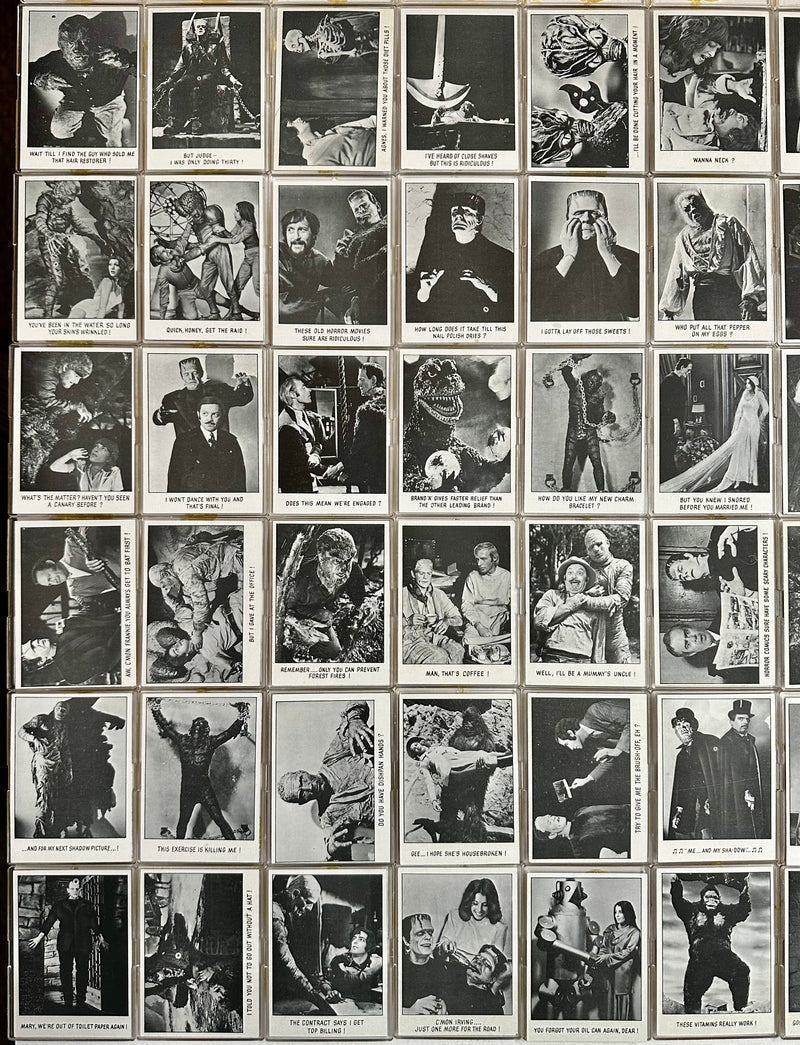 Vintage 1973 Topps Creature Features You'll Die Laughing 128 Card Set Monster Ca - TvMovieCards.com