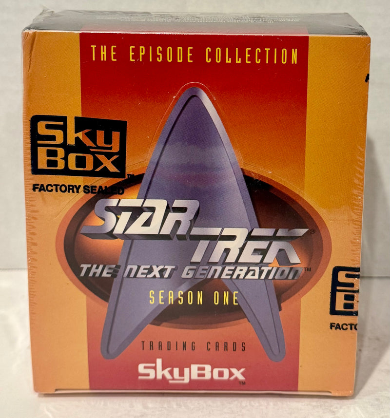 1994 Star Trek The Next Generation TNG Episodes Season 1 Sealed Card Box Skybox - TvMovieCards.com