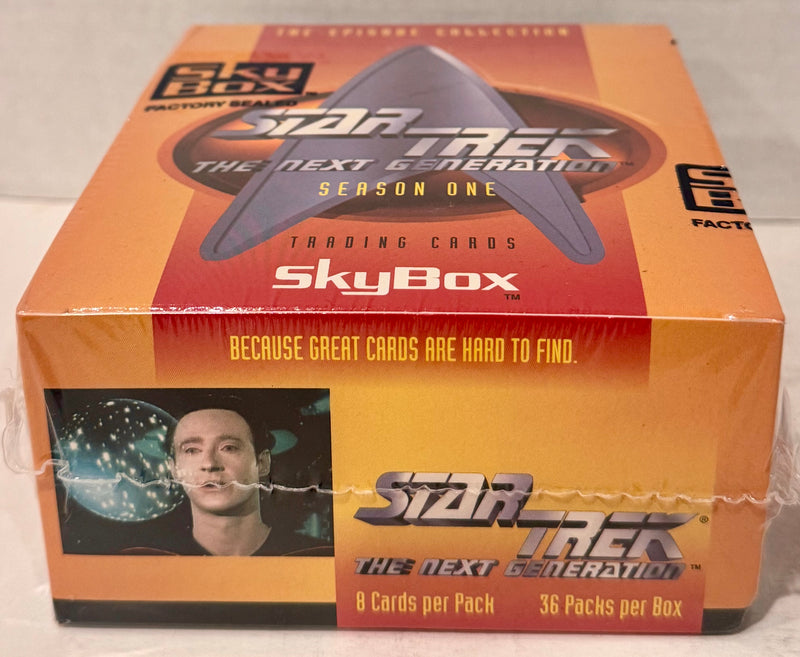 1994 Star Trek The Next Generation TNG Episodes Season 1 Sealed Card Box Skybox - TvMovieCards.com