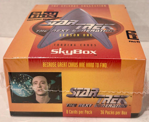 1994 Star Trek The Next Generation TNG Episodes Season 1 Sealed Card Box Skybox - TvMovieCards.com