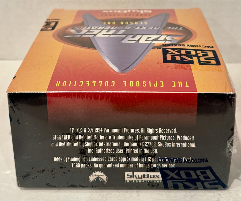 1994 Star Trek The Next Generation TNG Episodes Season 1 Sealed Card Box Skybox