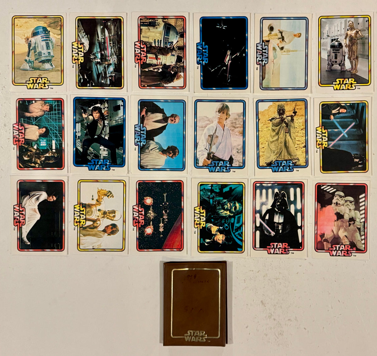 Star Wars 1978 General Mills Vintage Oversized Card Set of 18