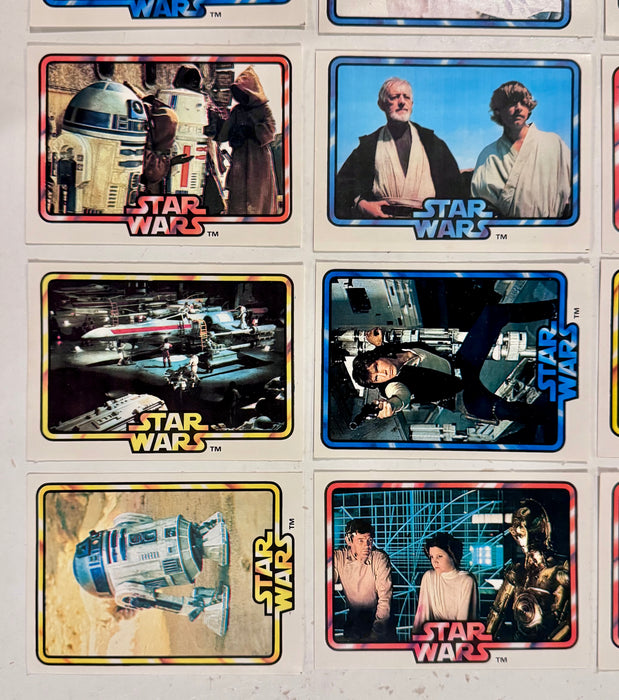Star Wars 1978 General Mills Vintage Oversized Card Set of 18 Cards & Album