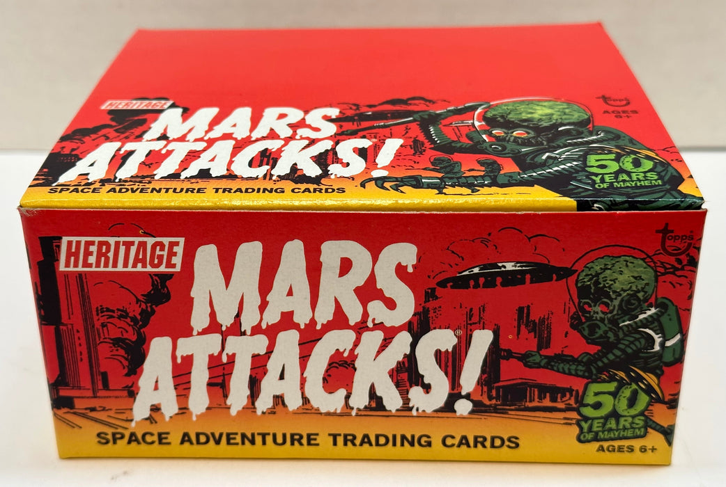 Mars Attacks Topps Heritage Retail Trading Card Box 24 Packs 2012 Topps   - TvMovieCards.com