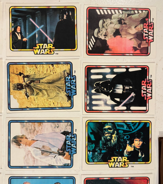 Star Wars 1978 General Mills Vintage Oversized Card Set of 18 Cards & Album