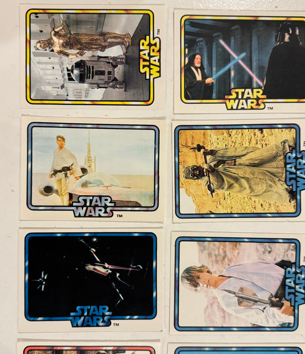 Star Wars 1978 General Mills Vintage Oversized Card Set of 18 Cards & Album