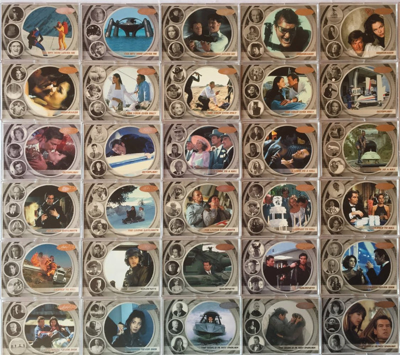 James Bond 40th Anniversary Base Card Set  60 Cards Rittenhouse 2002   - TvMovieCards.com