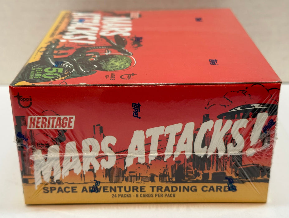 Mars Attacks Topps Heritage Retail Card Box 24 Pack Factory Sealed 2012 Topps   - TvMovieCards.com