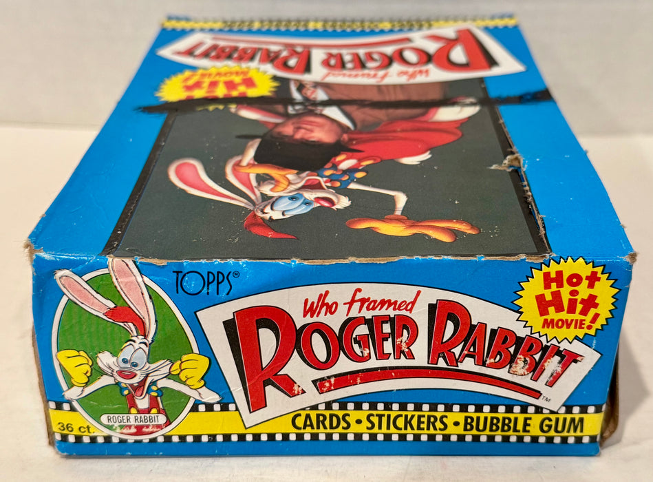 Roger Rabbit (Who Framed) Movie Vintage Bubble Gum Card Box 36 Packs Topps 1988
