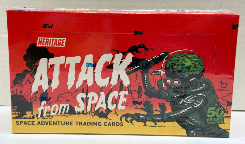 Mars Attacks Attack From Space Heritage Retail Card Box 24 CT Sealed 2012 Topps - TvMovieCards.com