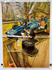 1970 Original Hot Wheels California 500 Poster Mattel Rare Ontario Motor Speedwa - TvMovieCards.com