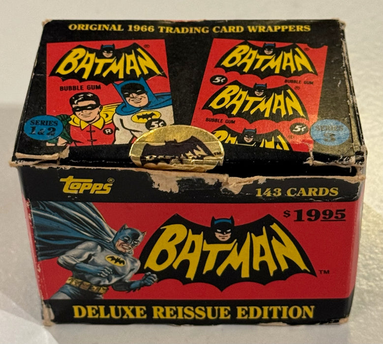 1989 Topps Batman 1966 Deluxe Reissue Trading Card Set 143/143 Red/Blue Bat