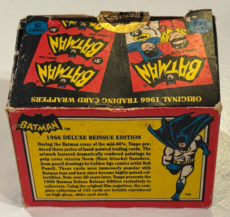 1989 Topps Batman 1966 Deluxe Reissue Trading Card Set 143/143 Red/Blue Bat