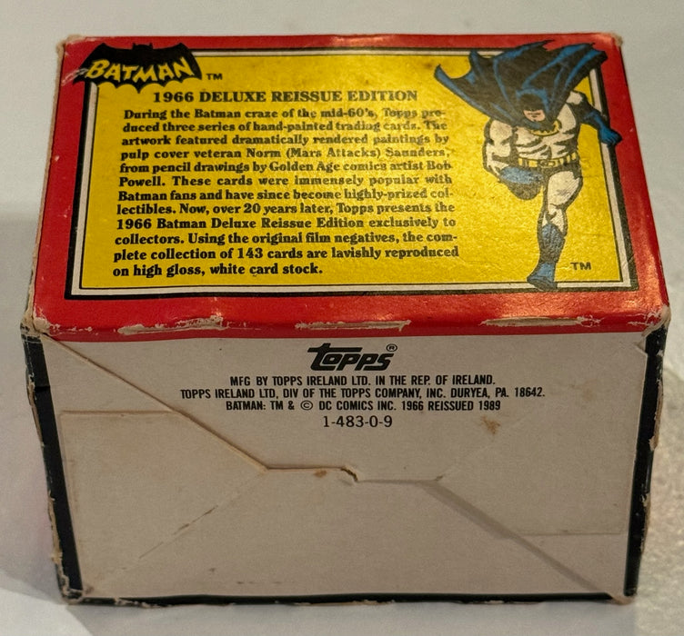 1989 Topps Batman 1966 Deluxe Reissue Trading Card Set 143/143 Red/Blue Bat