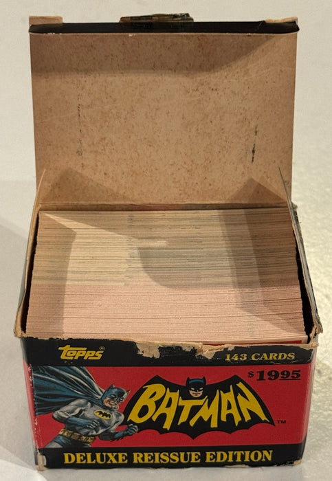 1989 Topps Batman 1966 Deluxe Reissue Trading Card Set 143/143 Red/Blue Bat
