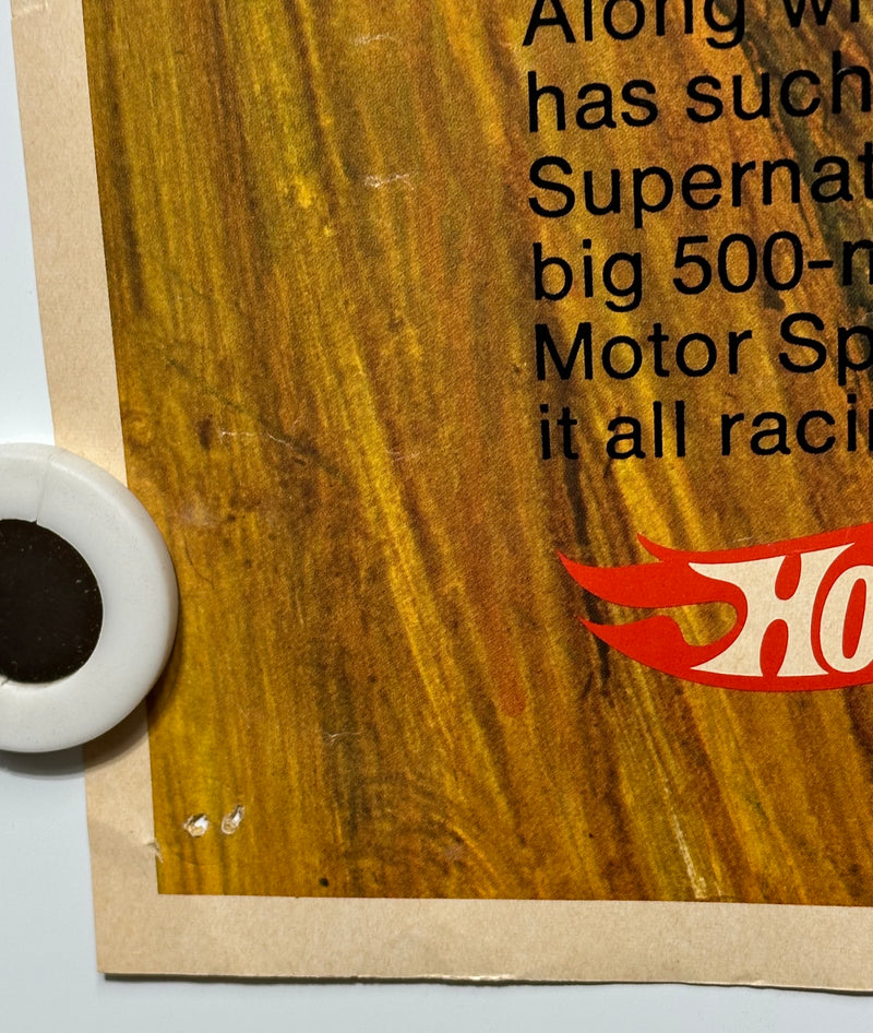 1970 Original Hot Wheels California 500 Poster Mattel Rare Ontario Motor Speedwa - TvMovieCards.com