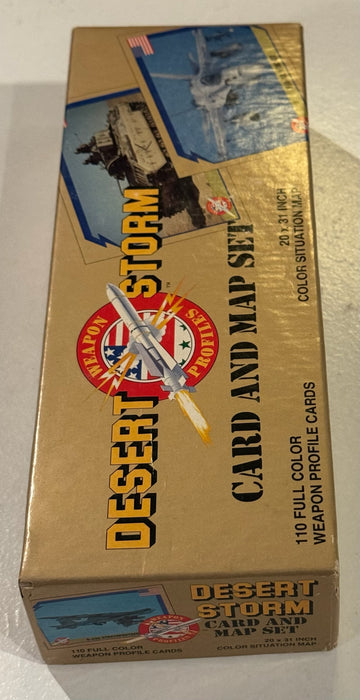 1991 Desert Storm Card and Situation Map Set 110 Trading Card Set Gulf War