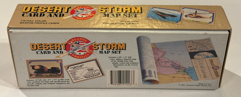 1991 Desert Storm Card and Situation Map Set 110 Trading Card Set Gulf War - TvMovieCards.com