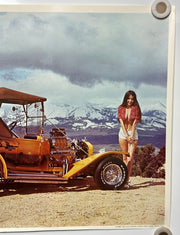 Vintage 1970s Custom Car Poster '23 Ford Altered T Roadster Pickup 16x19"   - TvMovieCards.com