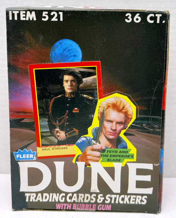 1987 Dune Vintage FULL 36 Wax Pack Trading Card Box Fleer   - TvMovieCards.com