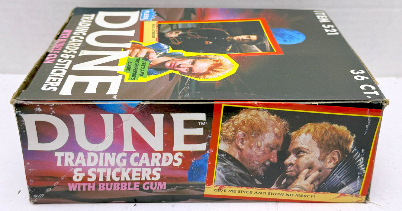 1987 Dune Vintage FULL 36 Wax Pack Trading Card Box Fleer   - TvMovieCards.com