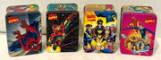 1994 Nabisco - Marvel Comics Promo Collector Stash Tins Set of 4 Iron Man X-Men - TvMovieCards.com