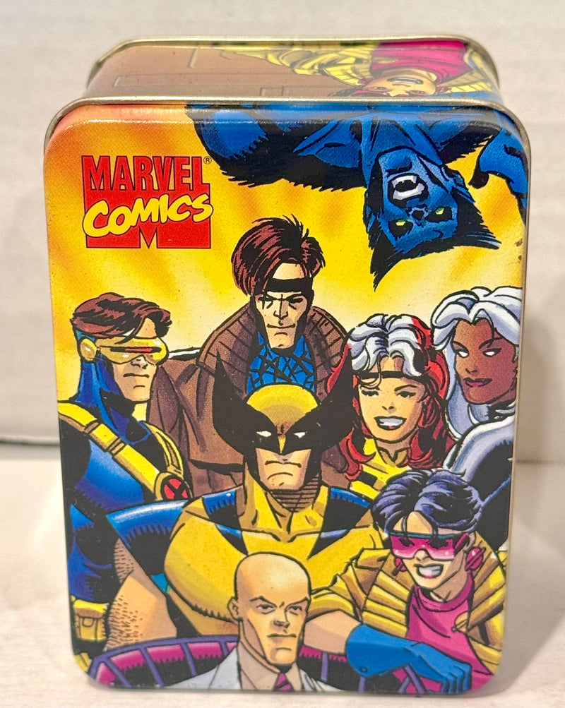 1994 Nabisco - Marvel Comics Promo Collector Stash Tins Set of 4 Iron Man X-Men - TvMovieCards.com