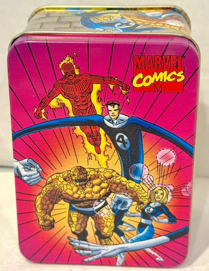 1994 Nabisco - Marvel Comics Promo Collector Stash Tins Set of 4 Iron Man X-Men - TvMovieCards.com