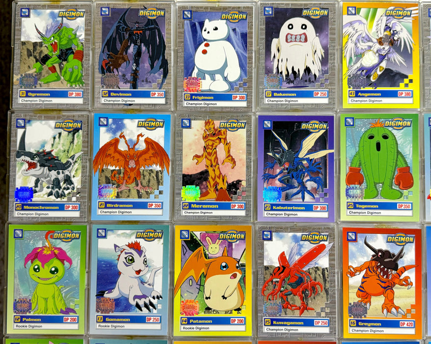 1999 Digimon Animated Series 1 Holo Stamp Preview Trading Card Set of 34 Upper Deck   - TvMovieCards.com