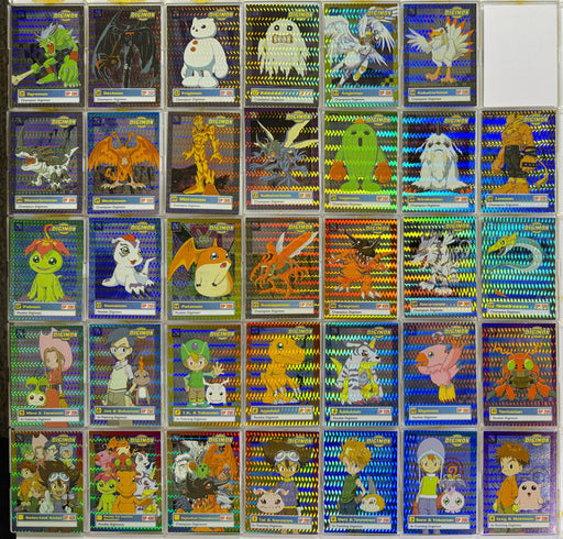 1999 Digimon Animated Series 1 Prism Parallel Trading Card Set of 34 Upper Deck   - TvMovieCards.com